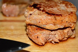 猪肉牛排,牛排,肉