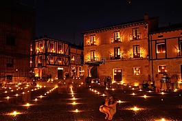 夜,蜡烛,peñaranda