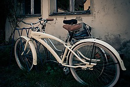 自行车,老,复古