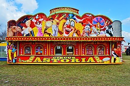 马戏团,正面,主入口