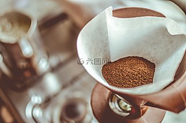 咖啡,研磨,过滤器