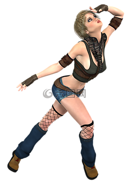 女子,时尚,舞蹈