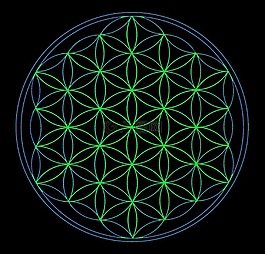 生命之花,几何,宇宙