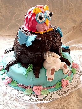 蛋糕,装饰,甜美