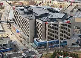 美国有线电视新闻网建设,新闻,空中的视图