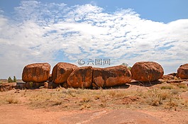 魔鬼的大理石,karlu karlu,岩