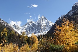 风景,毕棚沟,雪山