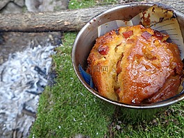 bannock,野营,面包