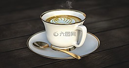 咖啡,杯,杯咖啡