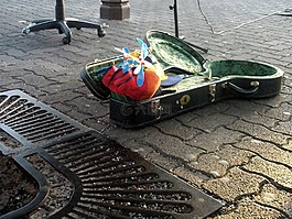 旧金山,街头卖艺,busk