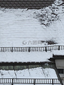 雪,dachlawine,屋顶