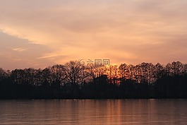 米罗,米罗湖,abendstimmung