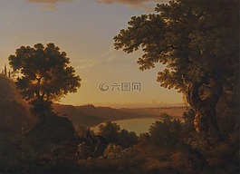 托马斯 · 琼斯,画,布面油画