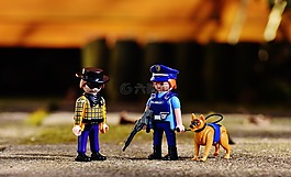 警方,骗子,犯罪