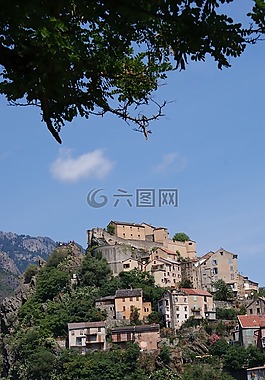科西嘉,法国,村