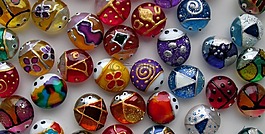 玻璃,砾石,绘画