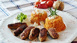 cevapcici,肉,碎的肉