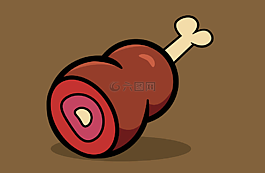 肉类,腿,火腿