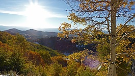 山坡上,天空,小山