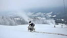 雪炮,雪,提取物