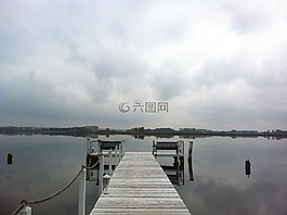 网站,湖,安静