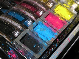 碳粉盒,颜色,墨水