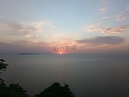 日出,朝阳,海上