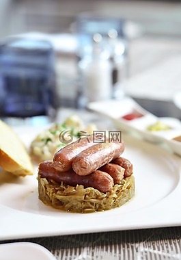 德国,香肠,食品