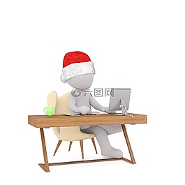 白人男性,白,数字