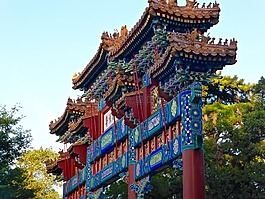牌坊,华丽,拱门