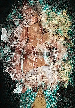 艺术,拼贴画,设计