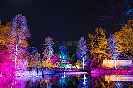 开停车灯,水,反思