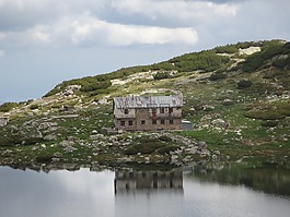 山,避难,景观