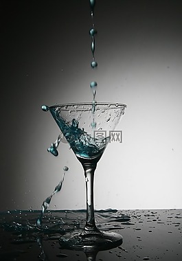 玻璃,一杯水,工作室