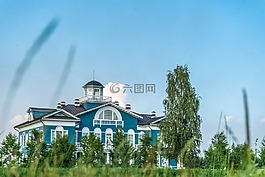 房子,结构,绿色