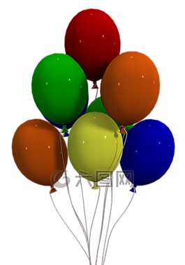 气球,五颜六色的气球,丰富多彩