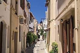 胡同,希腊,挤