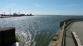 北滩,海,锁