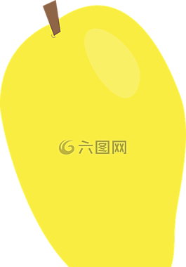 芒果,成熟,黄色