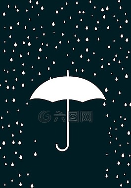 雨伞,下雨,壁纸