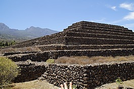 金字塔,güimar,楼梯的金字塔