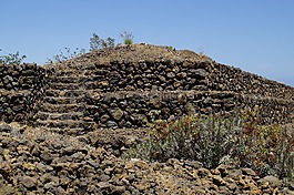金字塔,güimar,楼梯的金字塔