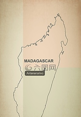大纲,地图,马达加斯加