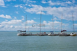 湖,巴拉顿湖,船舶