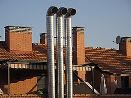 屋顶,chimnee,排气