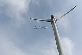 風車,天空,台灣