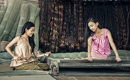 女士,携手,亚洲