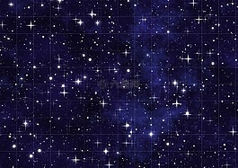 明星,繁星点点的天空,太阳