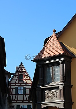 fachwerkhaus,恐龙,多马