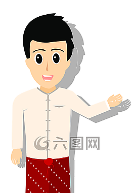 缅甸,男孩,解释